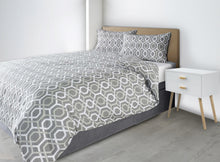Load image into Gallery viewer, Downland Carlton Grey Linen Set