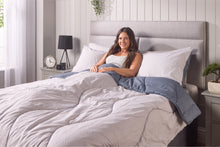 Load image into Gallery viewer, Huggleland Easy Wash Reversible Coverless Waffle 10.5 Tog Duvet and Pillowcase