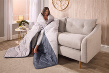 Load image into Gallery viewer, Huggleland Easy Wash Reversible Coverless Waffle 10.5 Tog Duvet and Pillowcase