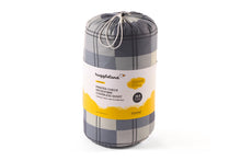 Load image into Gallery viewer, Huggleland Easy Wash Reversible Coverless Check 10.5 Tog Duvet and Pillowcase
