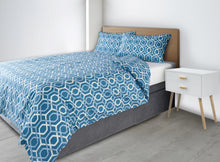 Load image into Gallery viewer, Downland Carlton Blue Superbounce Bedding Pack