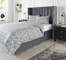 Load image into Gallery viewer, Downland Carlton Grey Linen Set