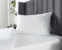 Load image into Gallery viewer, Downland Hatfield Satin Stripe T240 Polycotton Pillow Case Pair