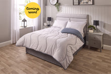 Load image into Gallery viewer, Huggleland Easy Wash Reversible Coverless Waffle 10.5 Tog Duvet and Pillowcase
