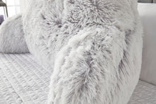 Load image into Gallery viewer, Huggleland Grey Long Haired Cuddle Cushion
