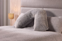 Load image into Gallery viewer, Huggleland Luxury Faux Fur Large V Shape Support Pillow
