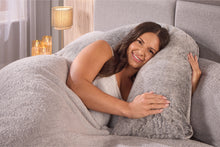 Load image into Gallery viewer, Huggleland Luxury Faux Fur Large V Shape Support Pillow
