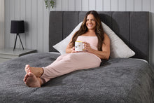 Load image into Gallery viewer, Huggleland Grey Waffle Fleece V Shape Support Pillow
