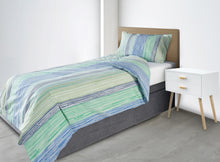 Load image into Gallery viewer, Downland Osborne Stripe Essential Bedding Pack
