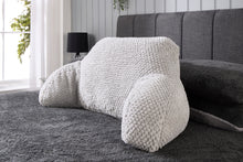 Load image into Gallery viewer, Huggleland Grey Waffle Fleece Cuddle Cushion
