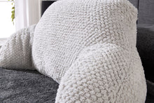 Load image into Gallery viewer, Huggleland Grey Waffle Fleece Cuddle Cushion
