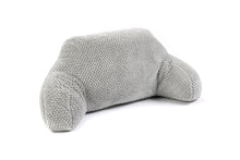 Load image into Gallery viewer, Huggleland Grey Waffle Fleece Cuddle Cushion
